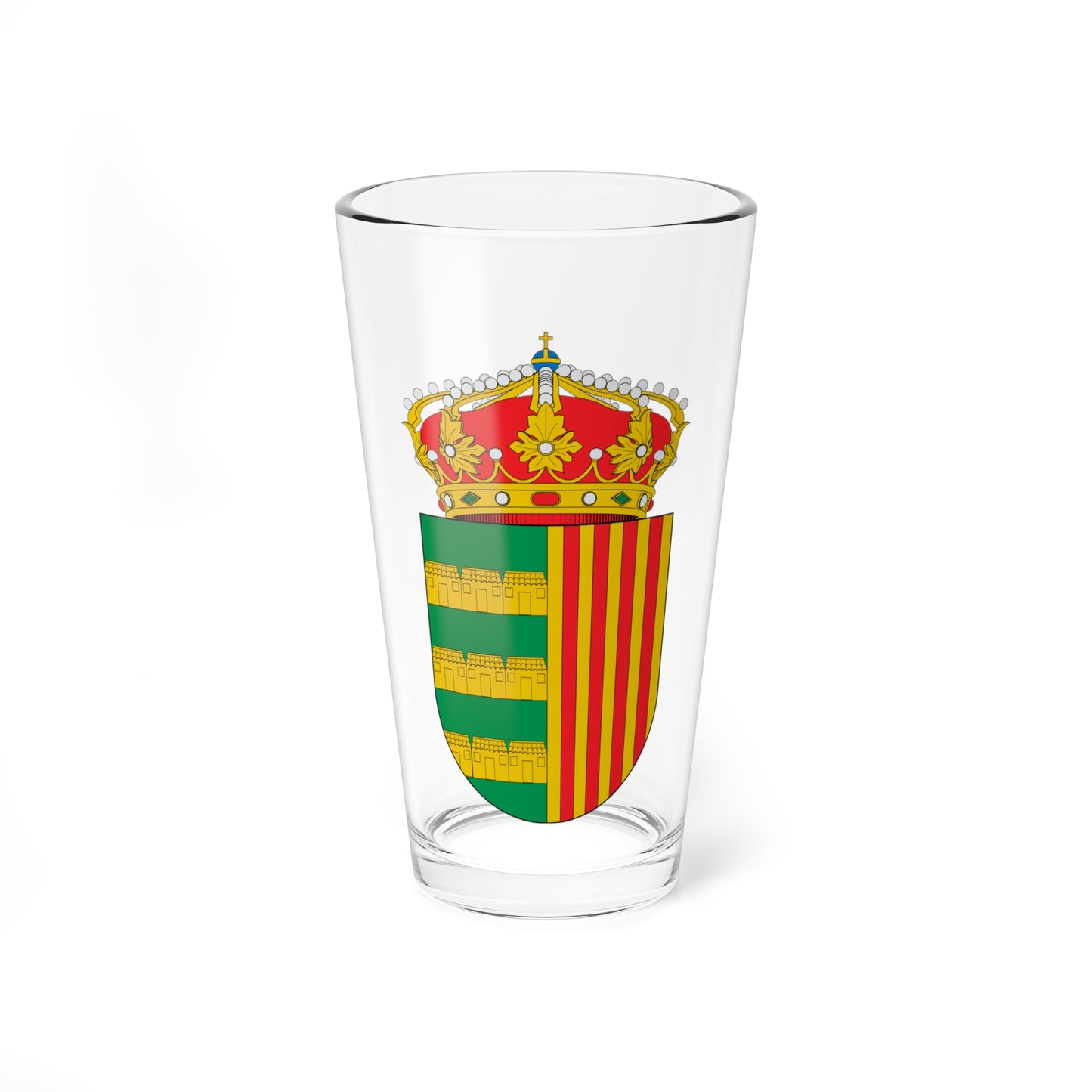 Escudo de Alquerías del Niño Perdido (Spain) (Coat of Arms) Pint Glass 16oz