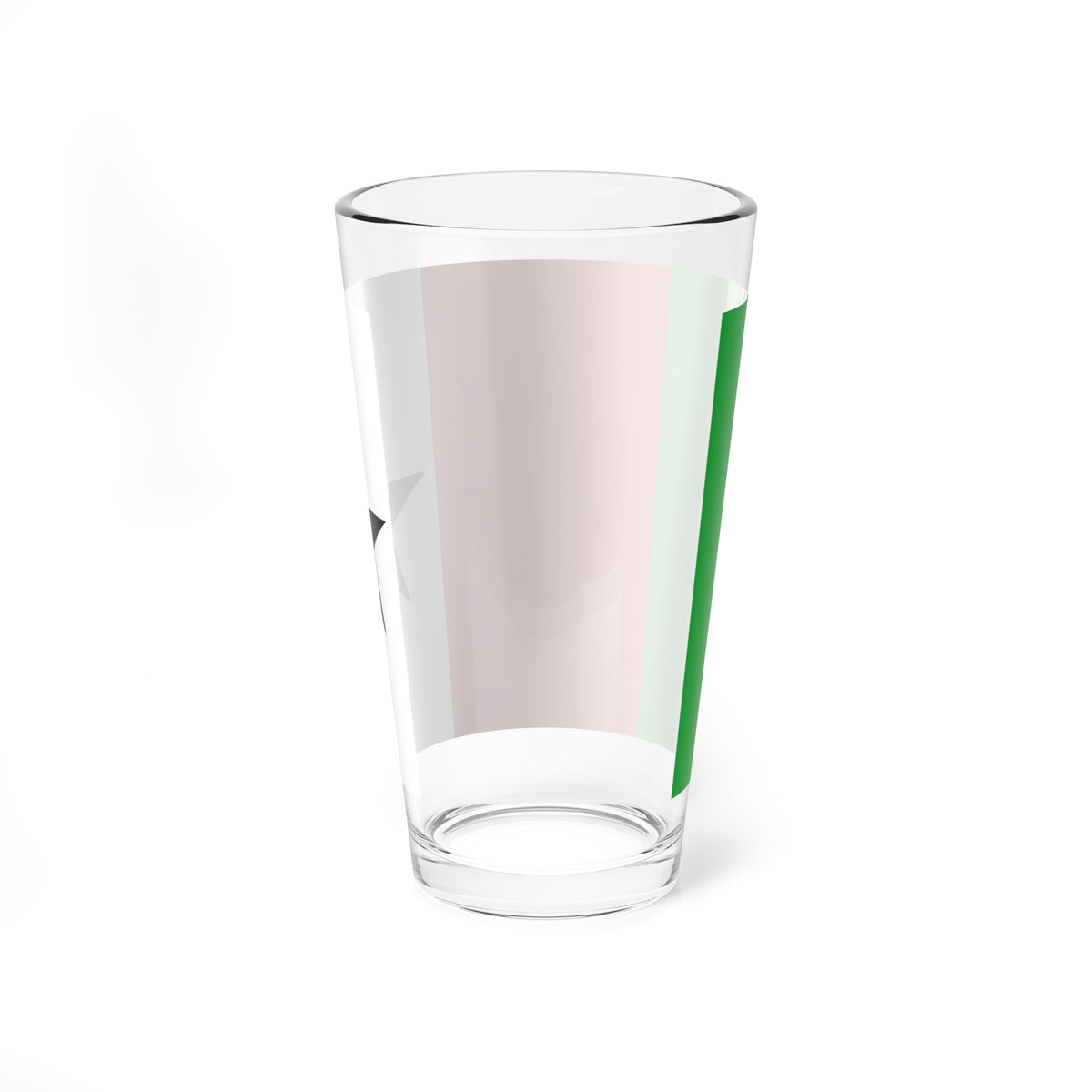 Welsh Tricolour with star (United Kingdom) Pint Glass 16oz