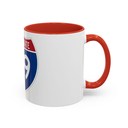 Interstate 89 (U.S. Highways) Accent Coffee Mug