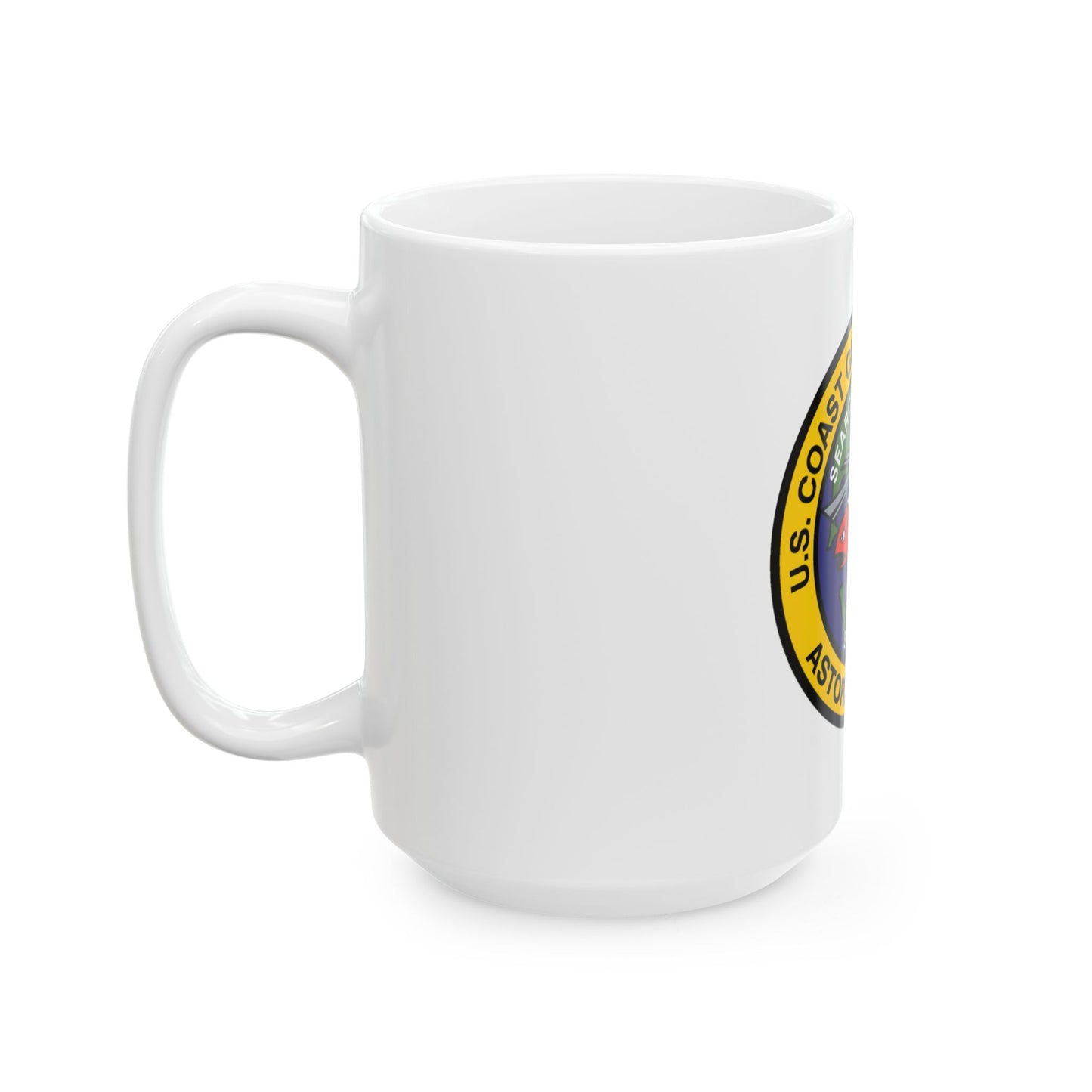 USCG AS Astoria Oregon (U.S. Coast Guard) White Coffee Mug