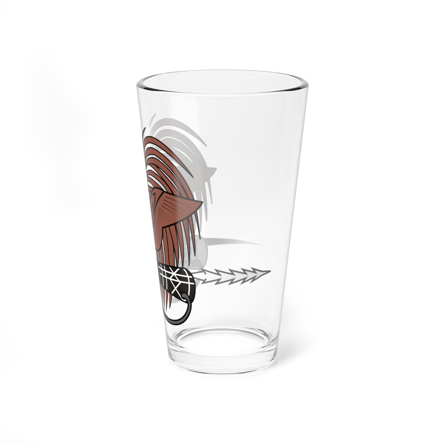 Emblem of Papua New Guinea (Guinea) (Coat of Arms) Pint Glass 16oz