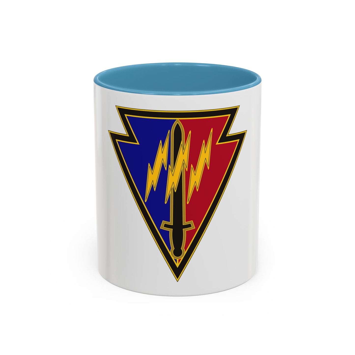 219 Engineer Brigade (U.S. Army) Accent Coffee Mug