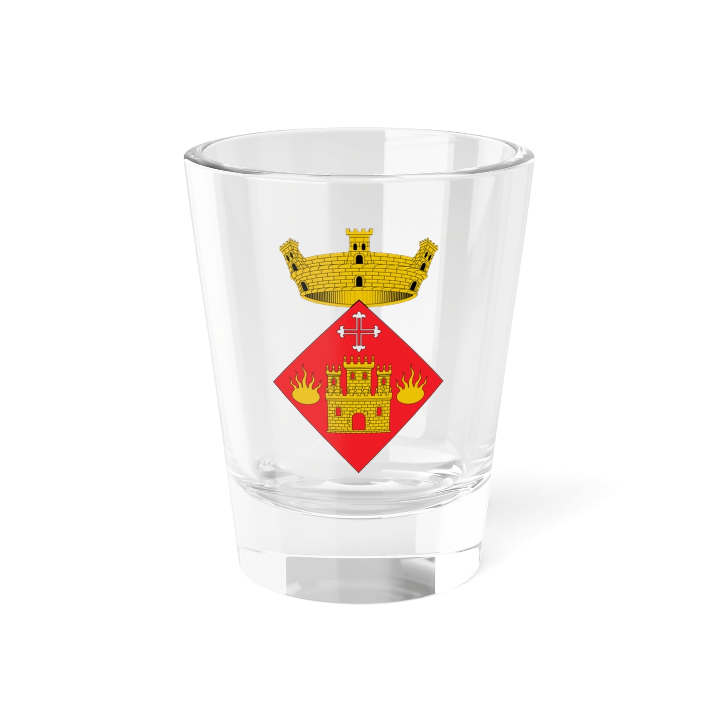 Escut de Brunyola (Spain) (Coat of Arms) Shot Glass 1.5oz