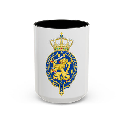 Coat of arms of the Eerste Kamer - Accent Coffee Mug