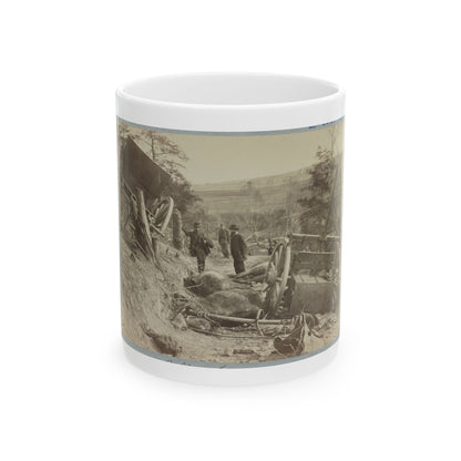 A Shattered Caisson, Fredericksburg, Va. (U.S. Civil War) White Coffee Mug