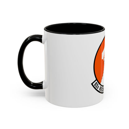 82 Reconnaissance Squadron ACC (U.S. Air Force) Accent Coffee Mug