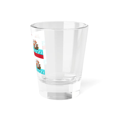 Trinity House Flag pre-1937 (United Kingdom) Shot Glass 1.5oz