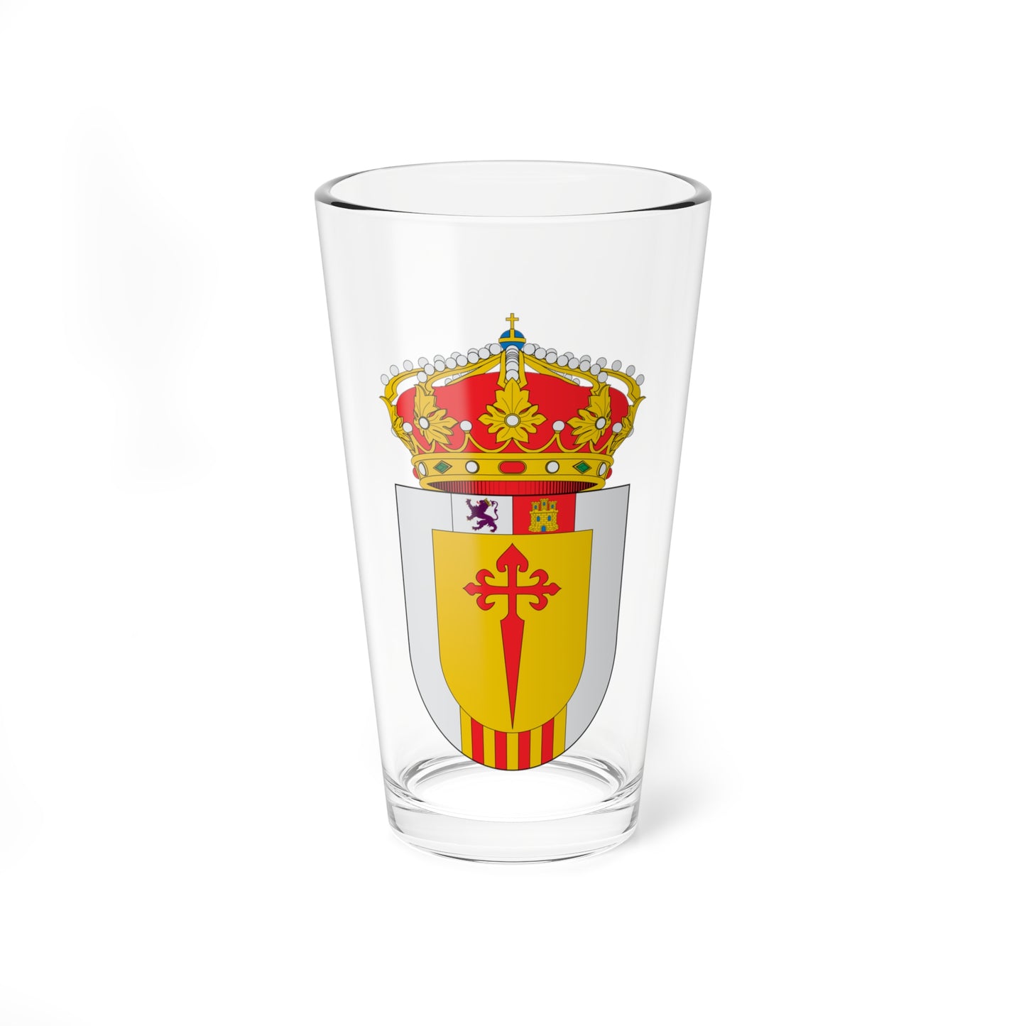 Escudo de Albanchez de Mágina (Spain) (Coat of Arms) Pint Glass 16oz