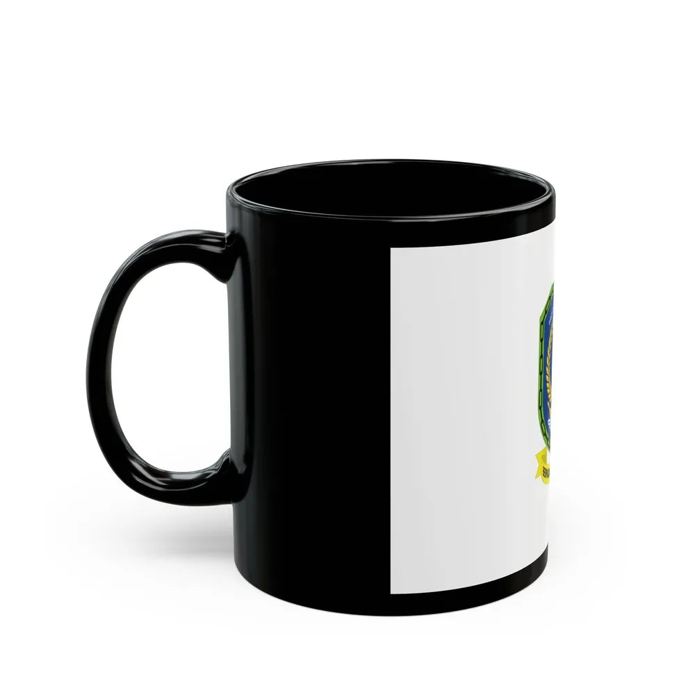 Flag of Riau Islands Indonesia - Black Coffee Mug-Go Mug Yourself