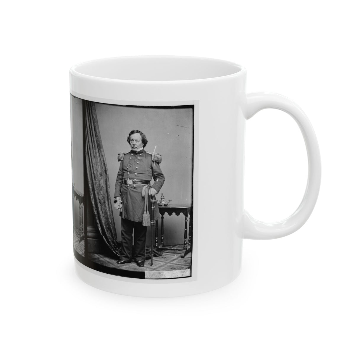 Brig. Gen. B.L.E. Bonneville (U.S. Civil War) White Coffee Mug