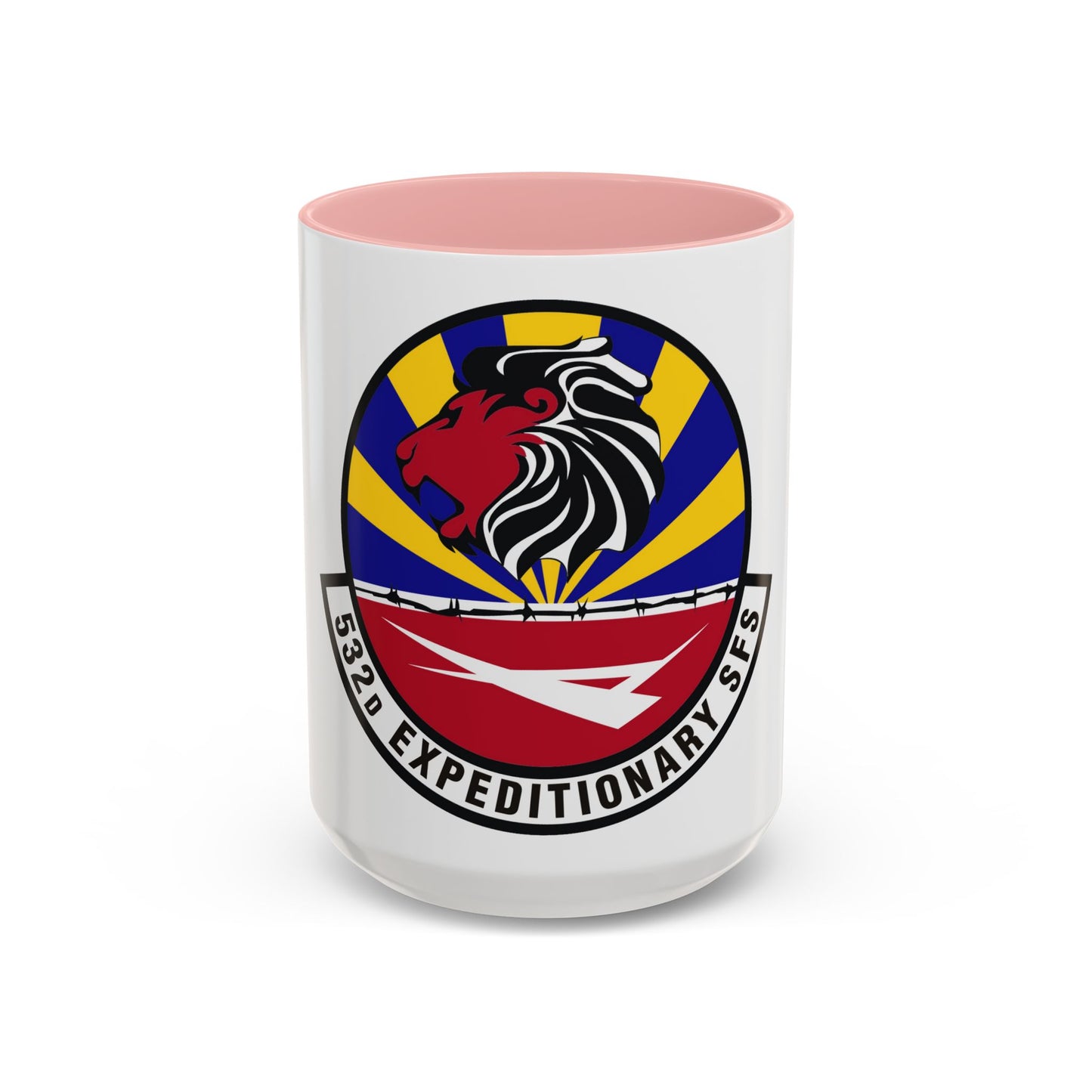 532d Expeditionary Security Forces Squadron (U.S. Air Force) Accent Coffee Mug