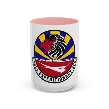 532d Expeditionary Security Forces Squadron (U.S. Air Force) Accent Coffee Mug