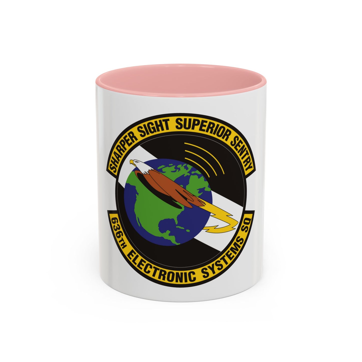 636th Electronic Systems Squadron (U.S. Air Force) Accent Coffee Mug