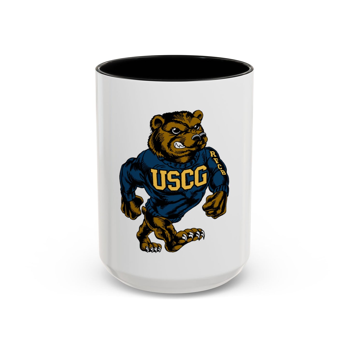 USCG Bear (U.S. Coast Guard) Accent Coffee Mug