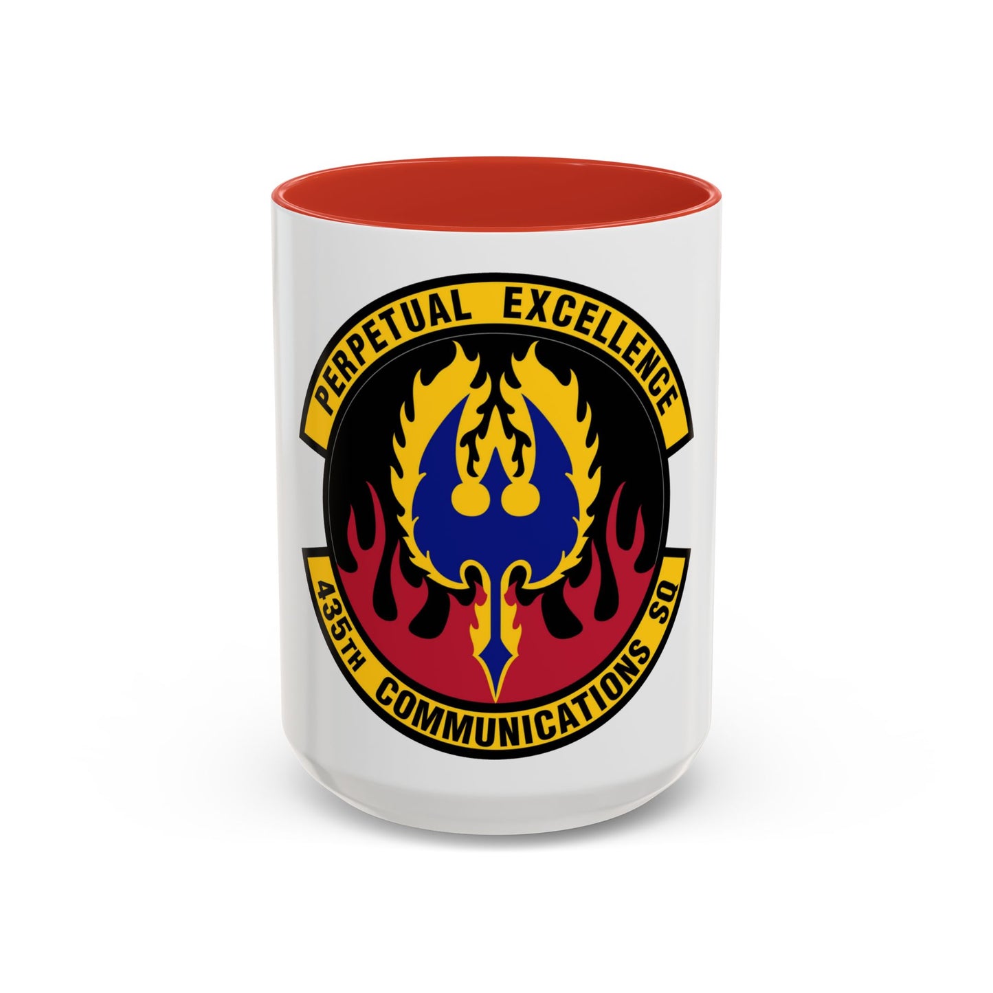 435th Communications Squadron (U.S. Air Force) Accent Coffee Mug