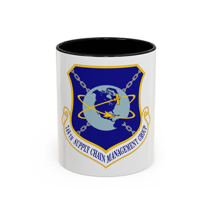 748 Supply Chain Management Group AFMC (U.S. Air Force) Accent Coffee Mug