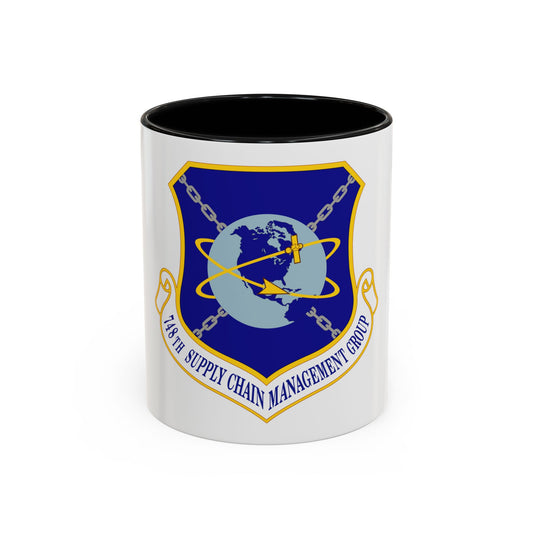 748 Supply Chain Management Group AFMC (U.S. Air Force) Accent Coffee Mug