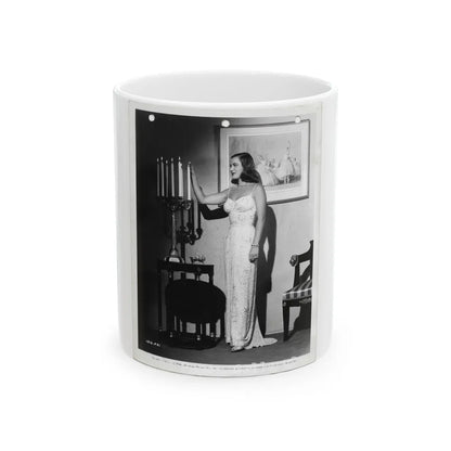 Ella Raines #157 (Vintage Female Icon) White Coffee Mug-11oz-Go Mug Yourself