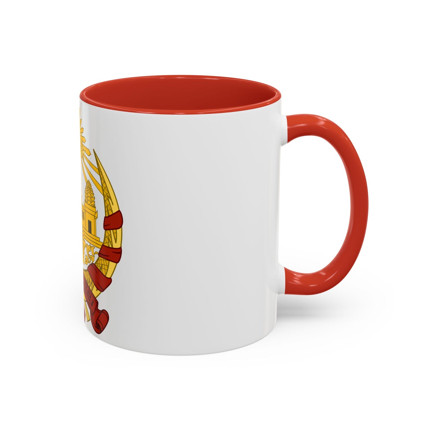 Coat of arms of the Khmer Republic - Accent Coffee Mug