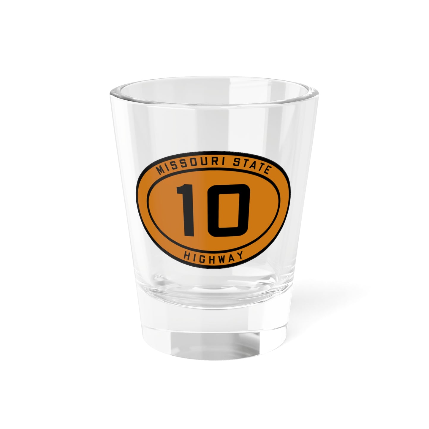 MO-10 1920 (Missouri) (Road Sign) Shot Glass 1.5oz