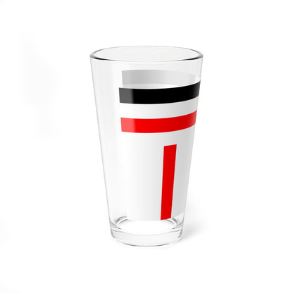 Flag of police of Japanese Taiwan 1897-1901 (Japan) Pint Glass 16oz