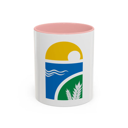 Coat of arms of Canelones Department - Accent Coffee Mug