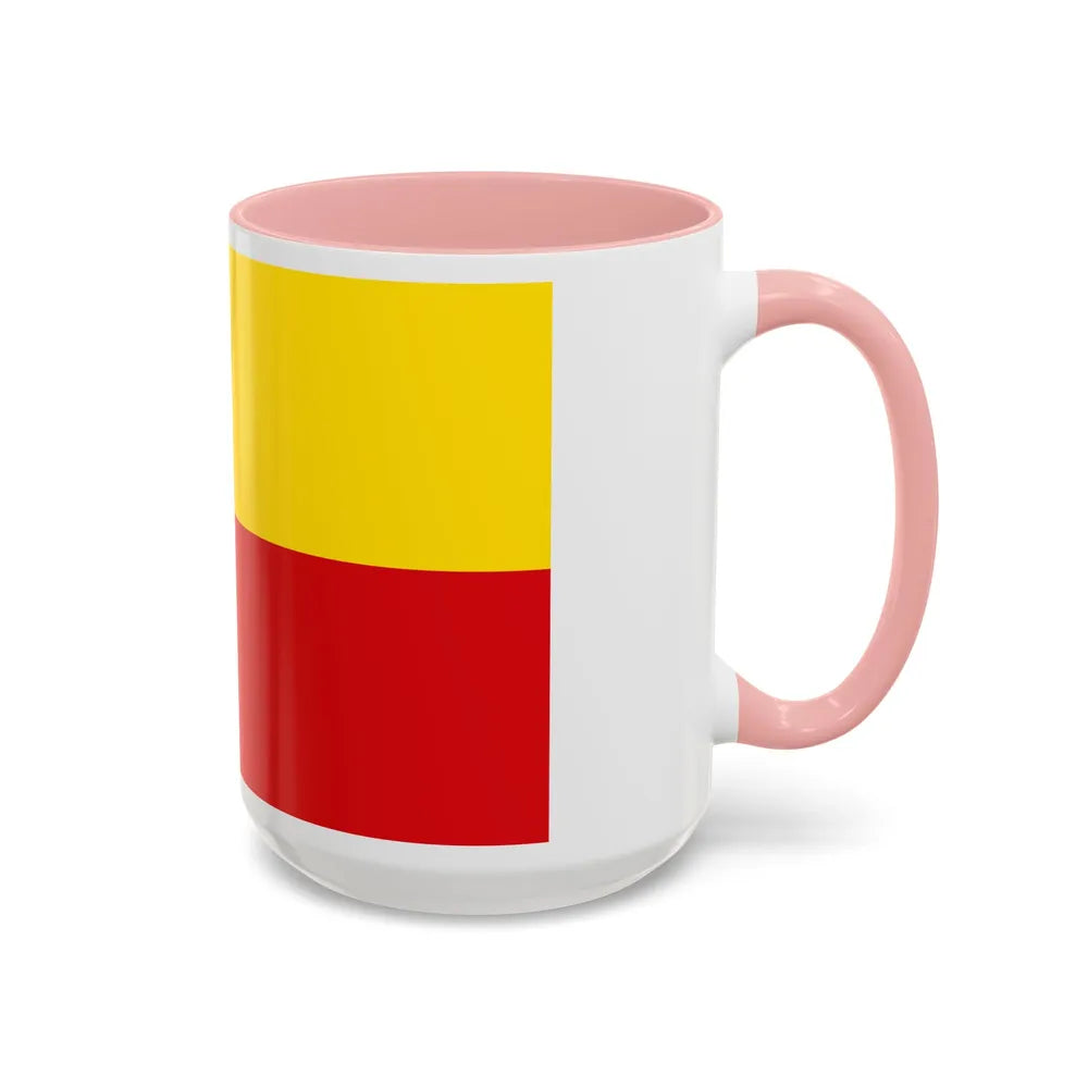 Flag of Goslar Germany - Accent Coffee Mug-Go Mug Yourself