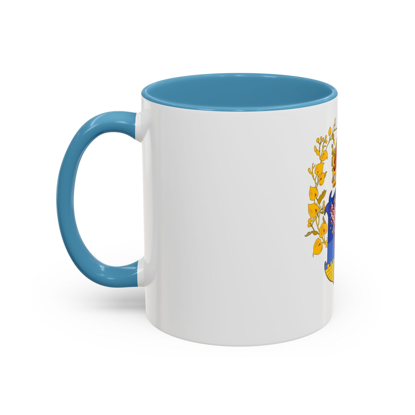 Coat of arms of the lands of the Bohemian Crown - Accent Coffee Mug