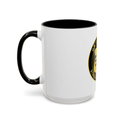 USCG Station Yaquina Bay (U.S. Coast Guard) Accent Coffee Mug