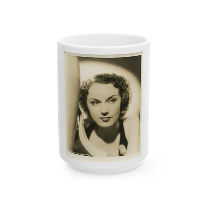 Fay Wray #188 (Vintage Female Icon) White Coffee Mug-15oz-Go Mug Yourself