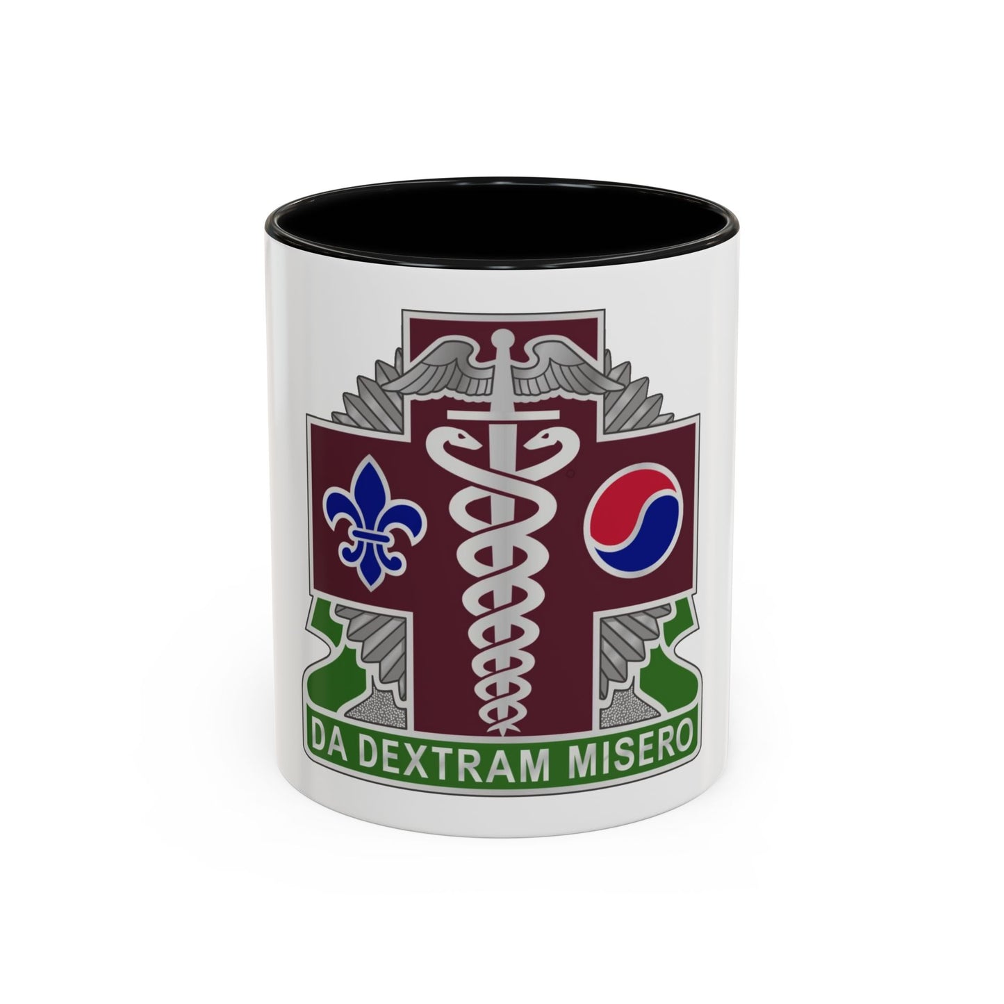 65 Medical Brigade 2 (U.S. Army) Accent Coffee Mug