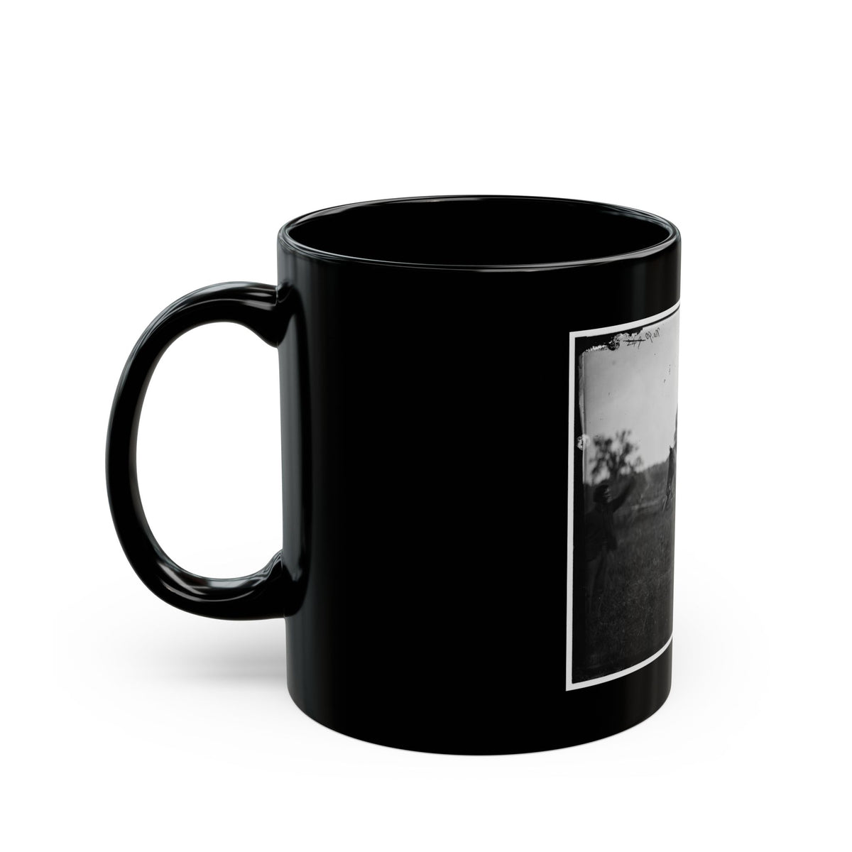 Bealeton, Virginia. Captain Henry Page, A. Q. M. Army Of The Potomac Headquarters (U.S. Civil War) Black Coffee Mug