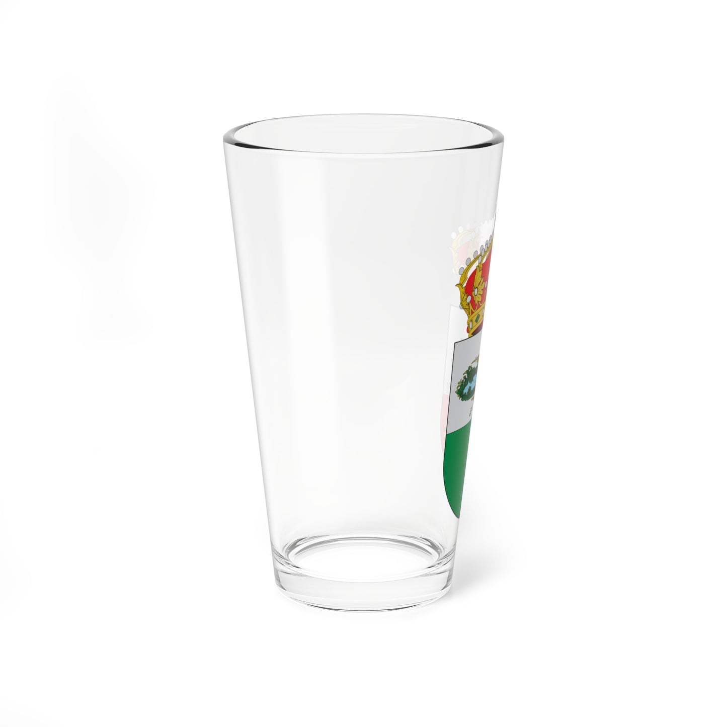 Escudo de La Almarcha2 (Spain) (Coat of Arms) Pint Glass 16oz