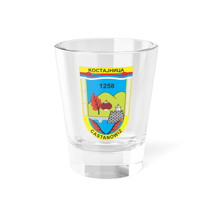 Kostajnica-grb (Bosnia and Herzegovina) (Coat of Arms) Shot Glass 1.5oz