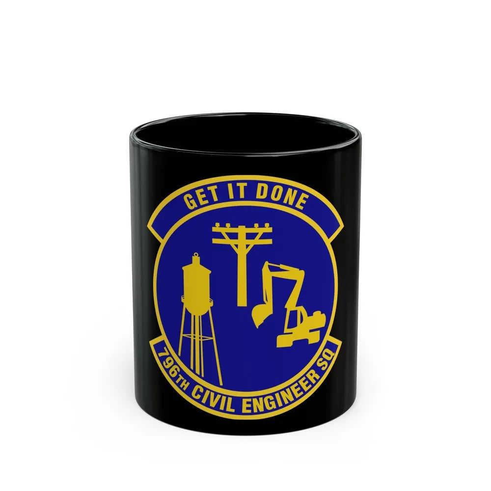 796th Civil Engineer Squadron (U.S. Air Force) Black Coffee Mug-11oz-Go Mug Yourself