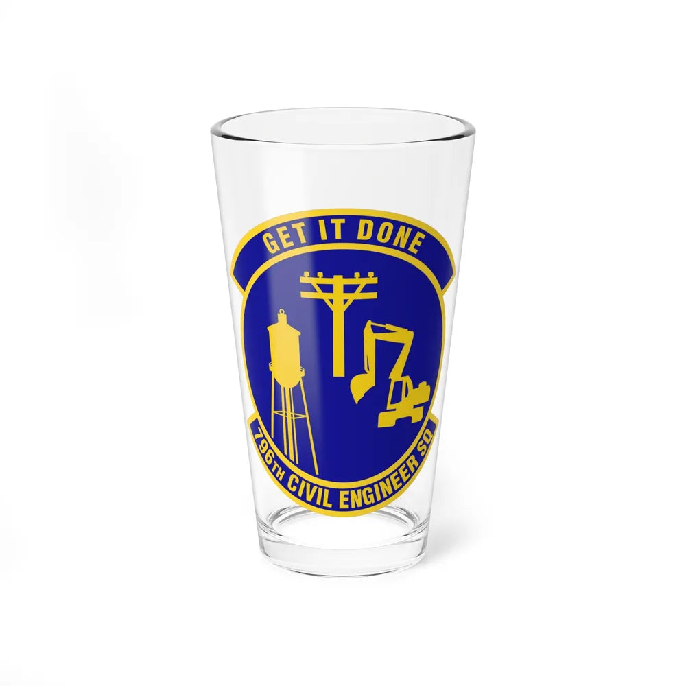 796th Civil Engineer Squadron (U.S. Air Force) Pint Glass 16oz-16oz-Go Mug Yourself