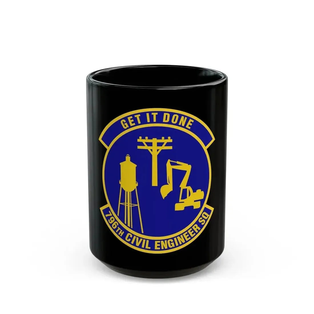 796th Civil Engineer Squadron (U.S. Air Force) Black Coffee Mug 15oz - Go Mug Yourself