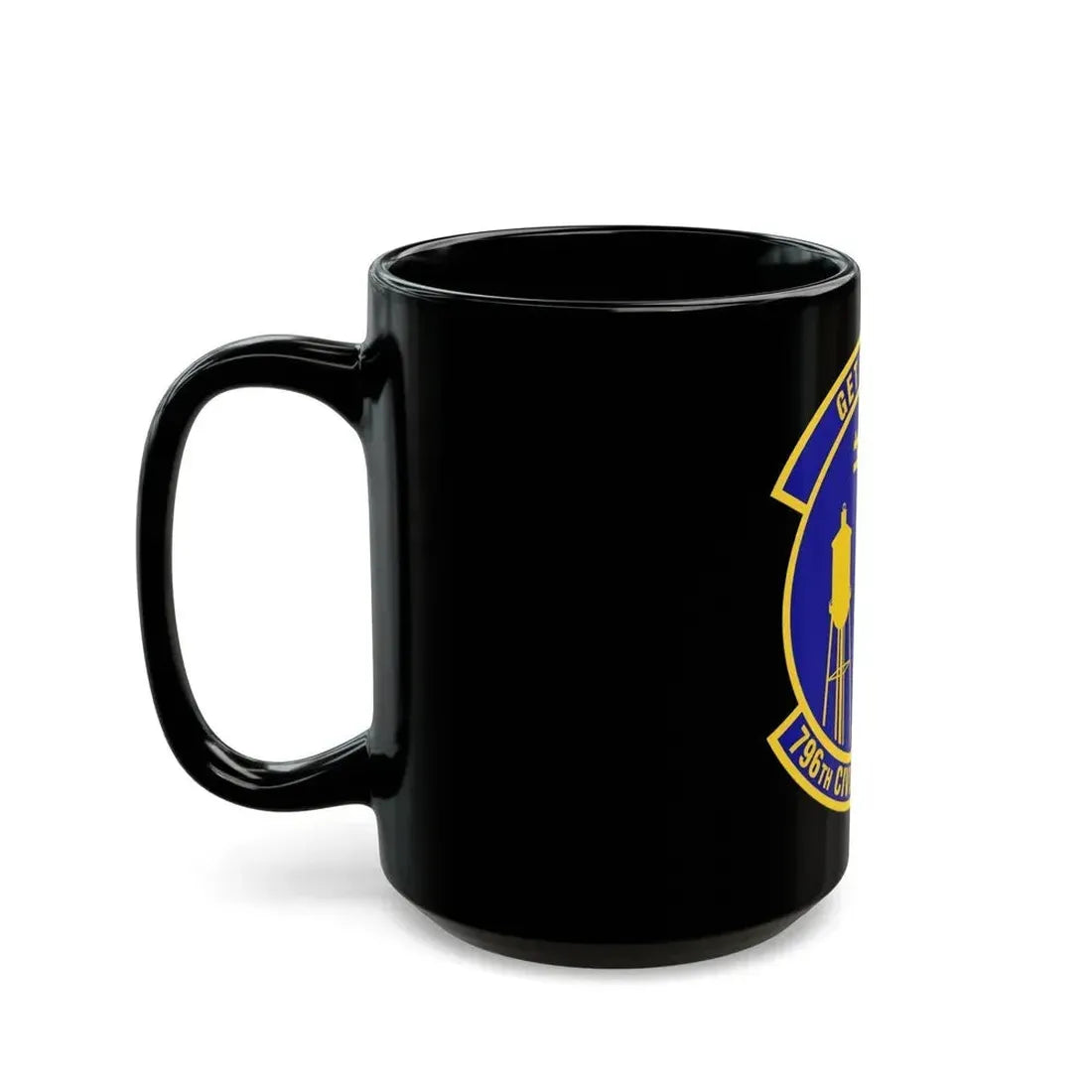 796th Civil Engineer Squadron (U.S. Air Force) Black Coffee Mug - Go Mug Yourself