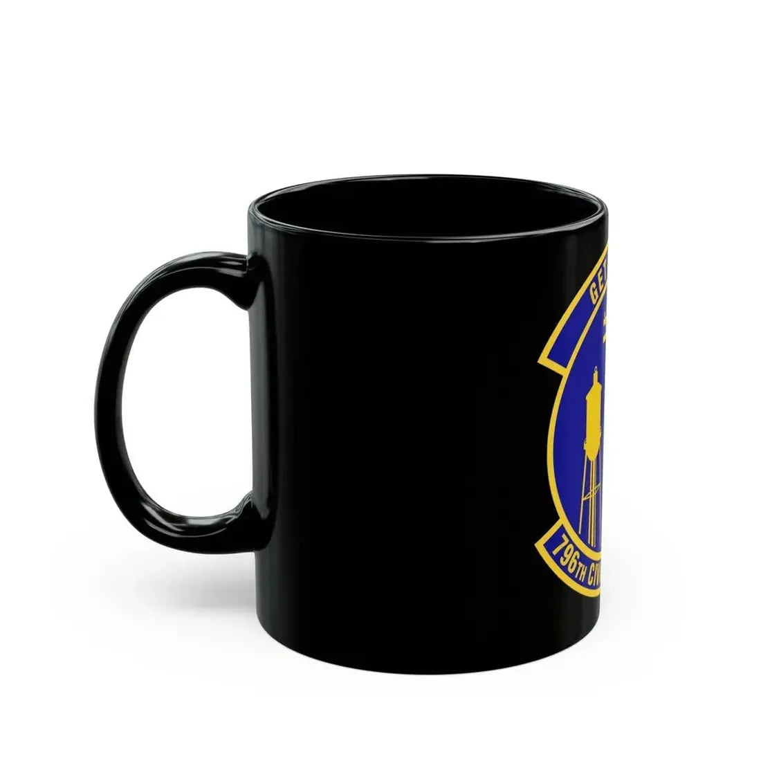 796th Civil Engineer Squadron (U.S. Air Force) Black Coffee Mug - Go Mug Yourself