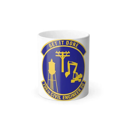 796th Civil Engineer Squadron (U.S. Air Force) Color Changing Coffee Mug 11oz - Go Mug Yourself