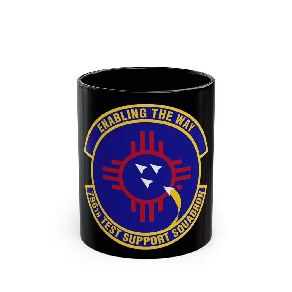 796th Test Support Squadron (U.S. Air Force) Black Coffee Mug-11oz-Go Mug Yourself