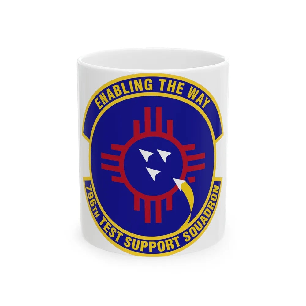 796th Test Support Squadron (U.S. Air Force) White Coffee Mug-11oz-Go Mug Yourself