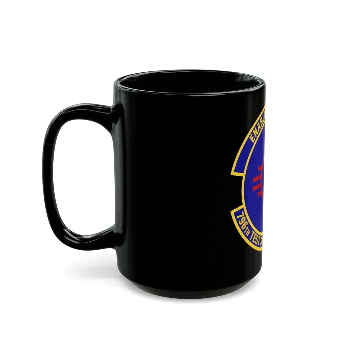 796th Test Support Squadron (U.S. Air Force) Black Coffee Mug - Go Mug Yourself