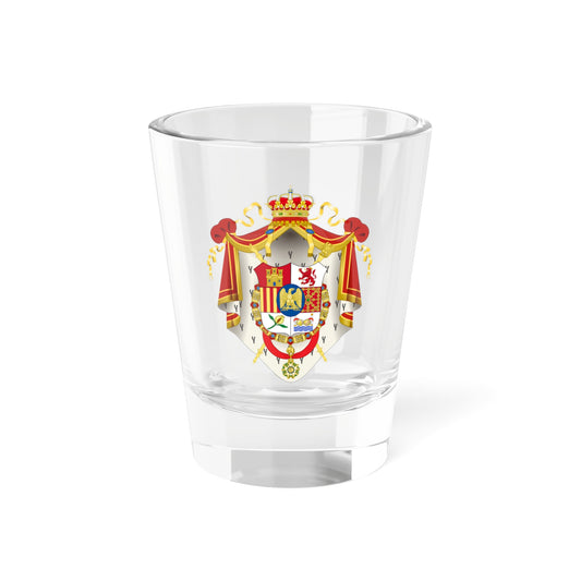 Grand Coat of Arms of Joseph Bonaparte as King of Spain type 2 (Spain) (Coat of Arms) Shot Glass 1.5oz