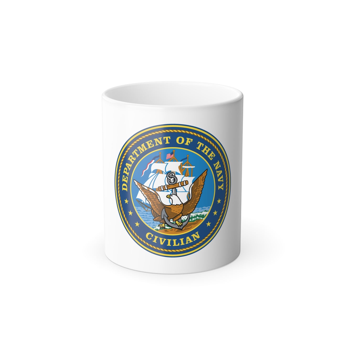 USN Department Of The Navy Civilian (U.S. Navy) Color Changing Mug 11oz
