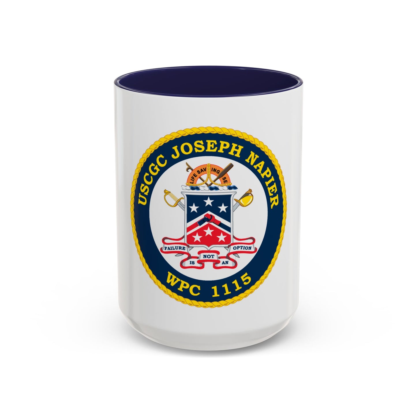 USCGC Joseph Napier WPC 115 (U.S. Coast Guard) Accent Coffee Mug