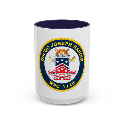 USCGC Joseph Napier WPC 115 (U.S. Coast Guard) Accent Coffee Mug