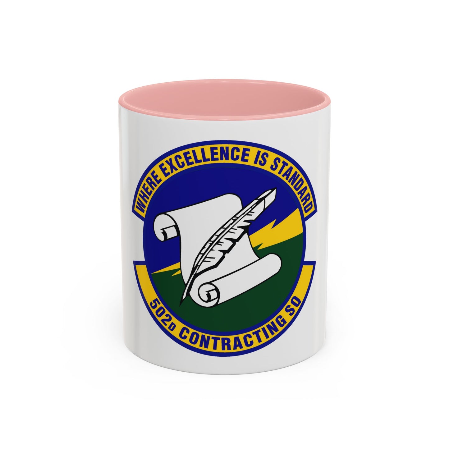 502d Contracting Squadron (U.S. Air Force) Accent Coffee Mug