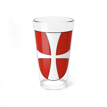 Münsterlingen-blazon (Switzerland) (Coat of Arms) Pint Glass 16oz