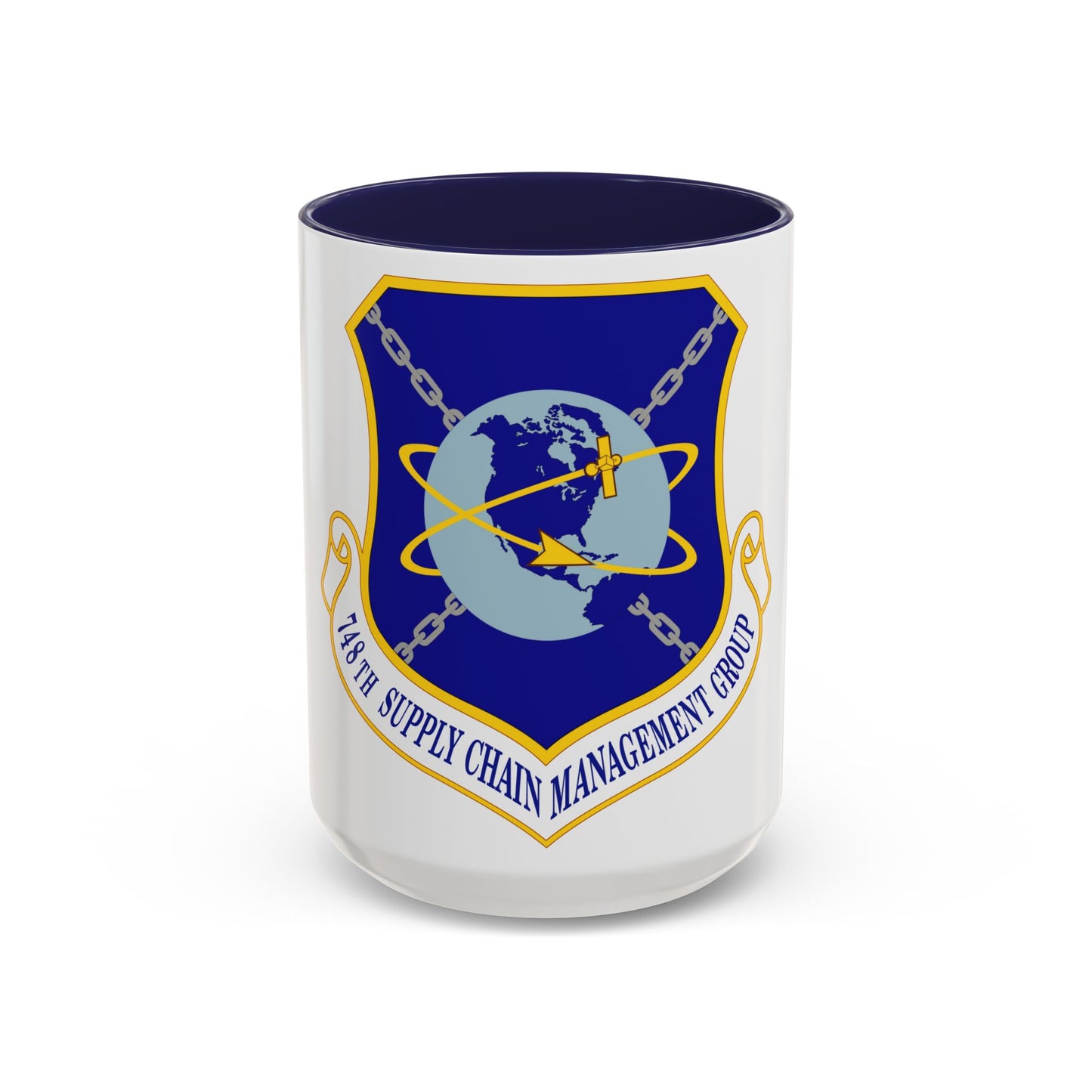 748 Supply Chain Management Group AFMC (U.S. Air Force) Accent Coffee Mug